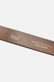 Curated Basics Belt - Tan Brown (Brass Buckle)