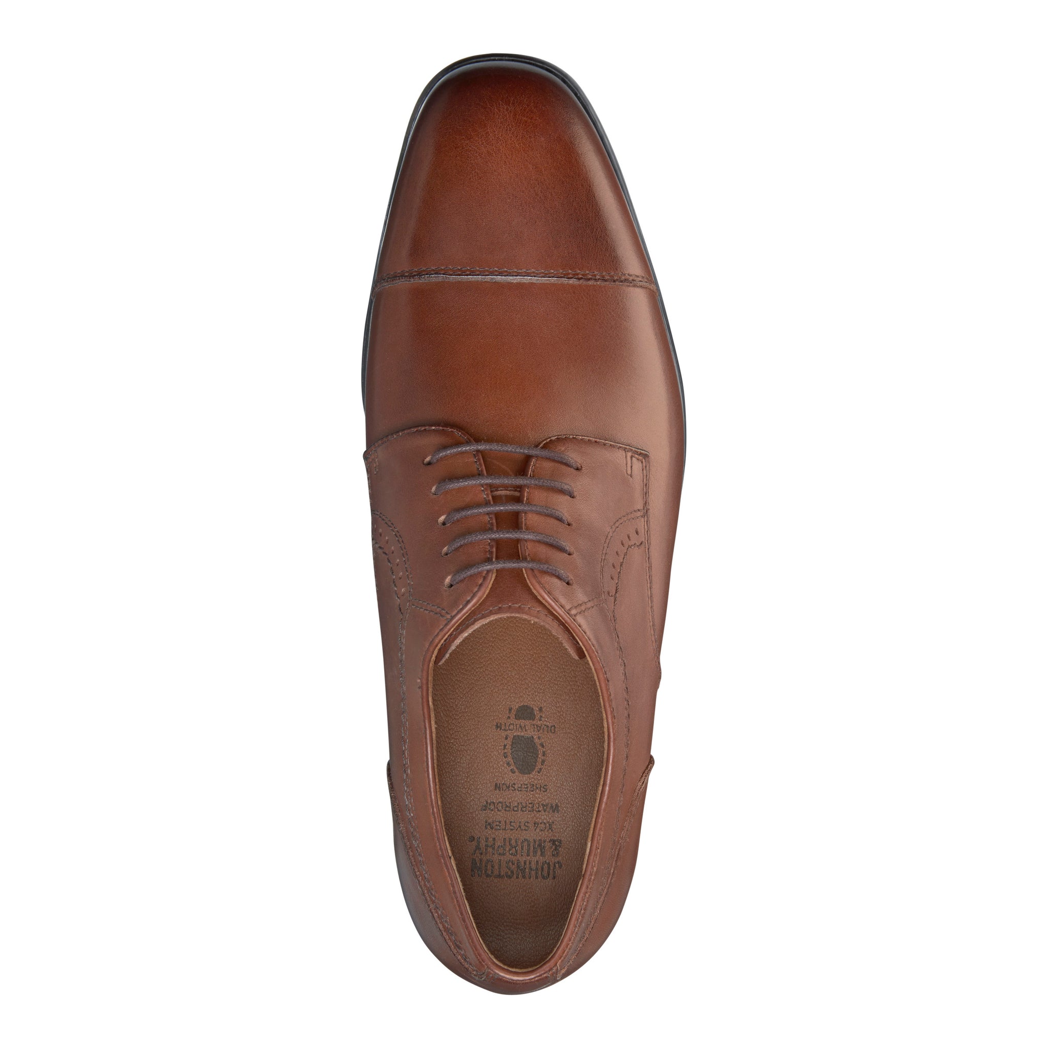 Johnston Murphy XC4 Branning Cap Toe Tan Mens Brown Leather Dress Shoe Athens Georgia Kempt Mens Clothing Store