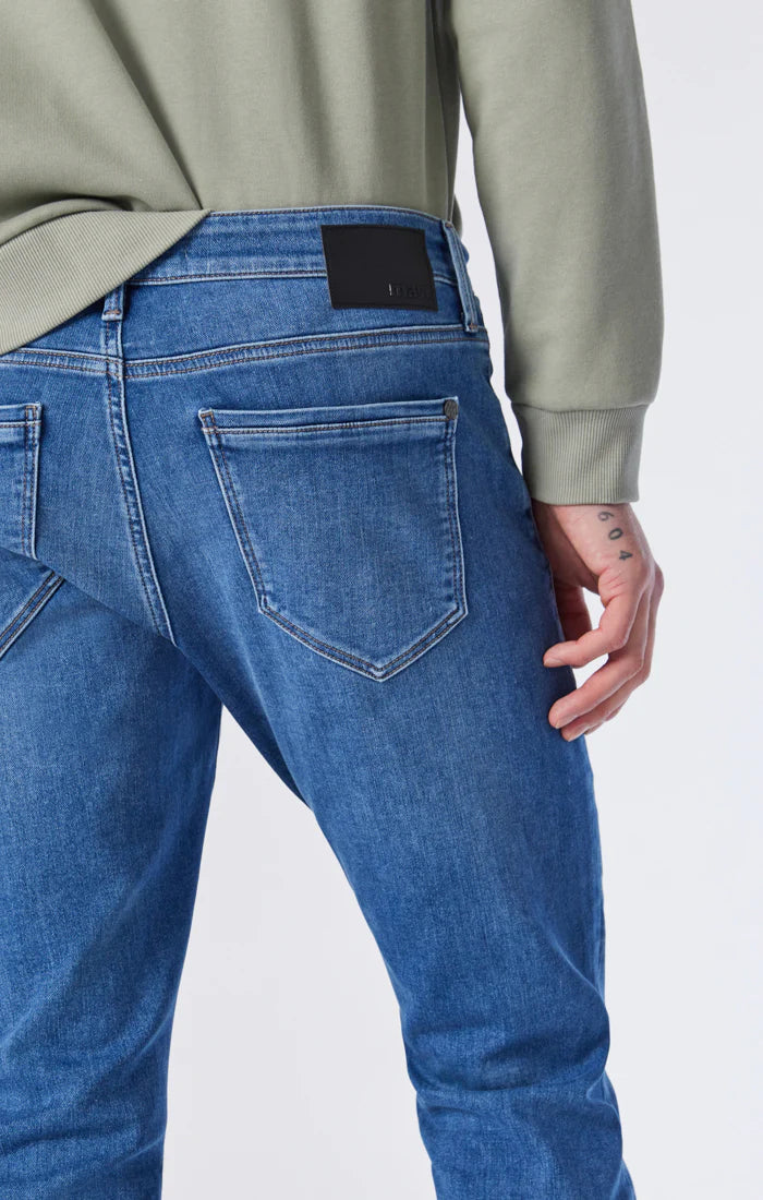 Mavi Jake Slim Jean - Mid Brushed Athletic – Kempt