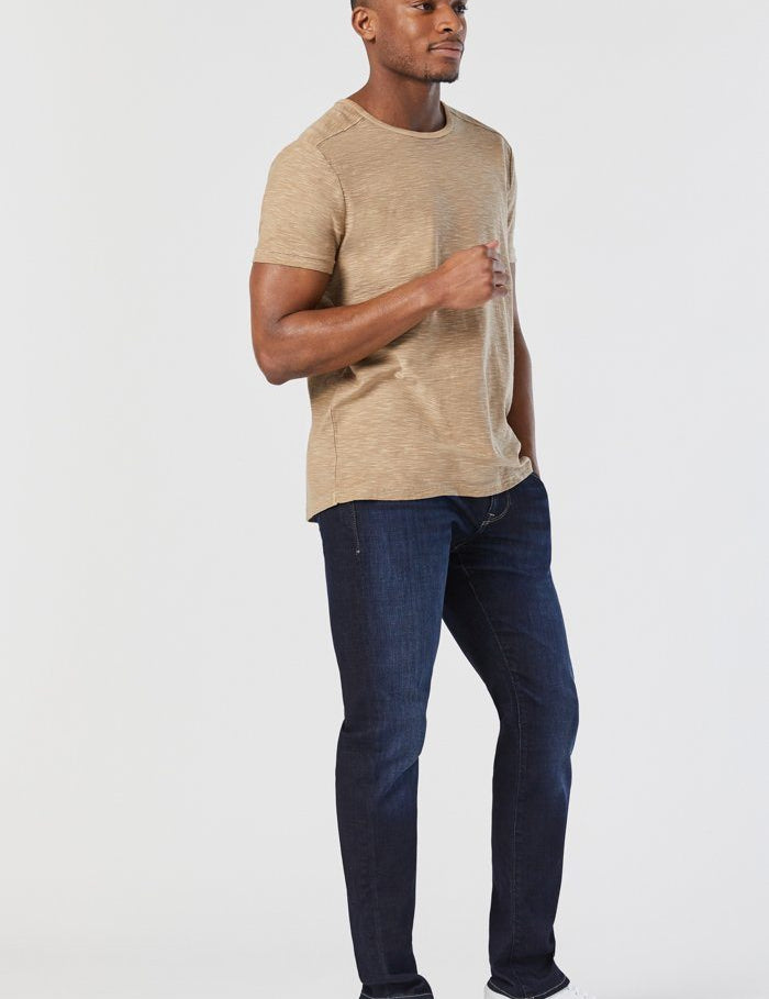 Mavi Jake Rinse Brushed Feather Blue Kempt Athens Mens Clothing Mens Store