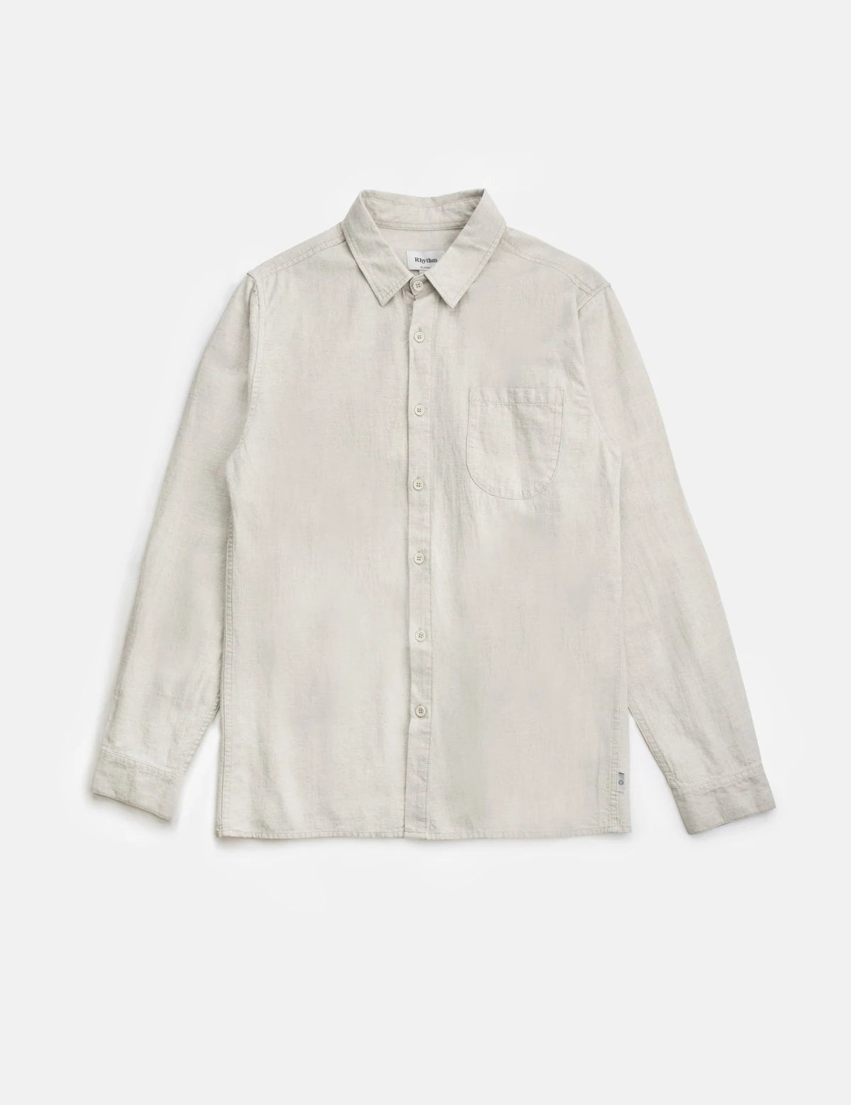 rhythm classic ls linen shirt sand Kempt Athens Georgia shopping stylish downtown Kempt