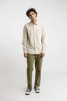 rhythm classic ls linen shirt sand Kempt Athens Georgia shopping stylish downtown Kempt 