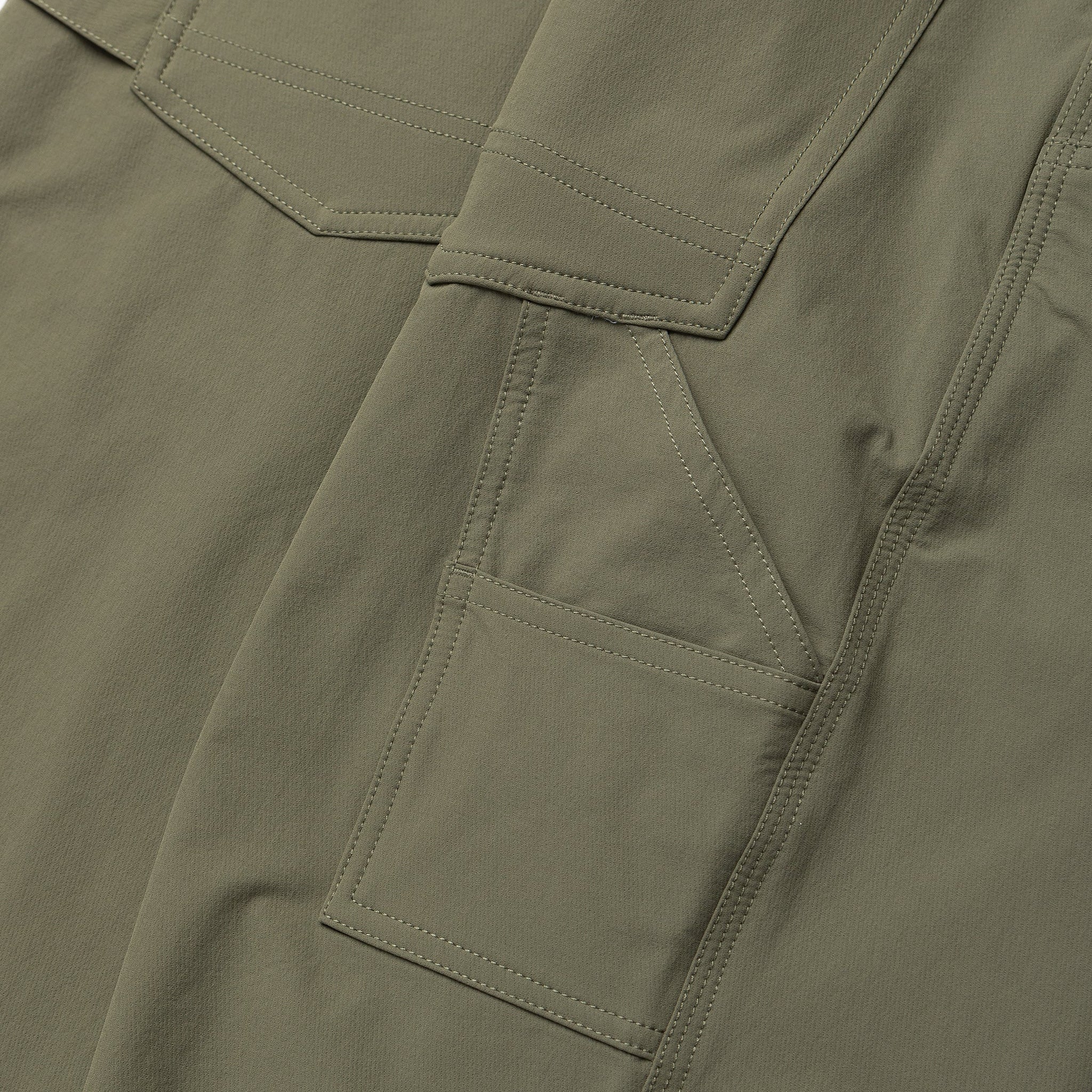 Seager Bison Tech Trail Pant Military Green Nylon Stretch Kempt Mens Clothing Athens Georgia