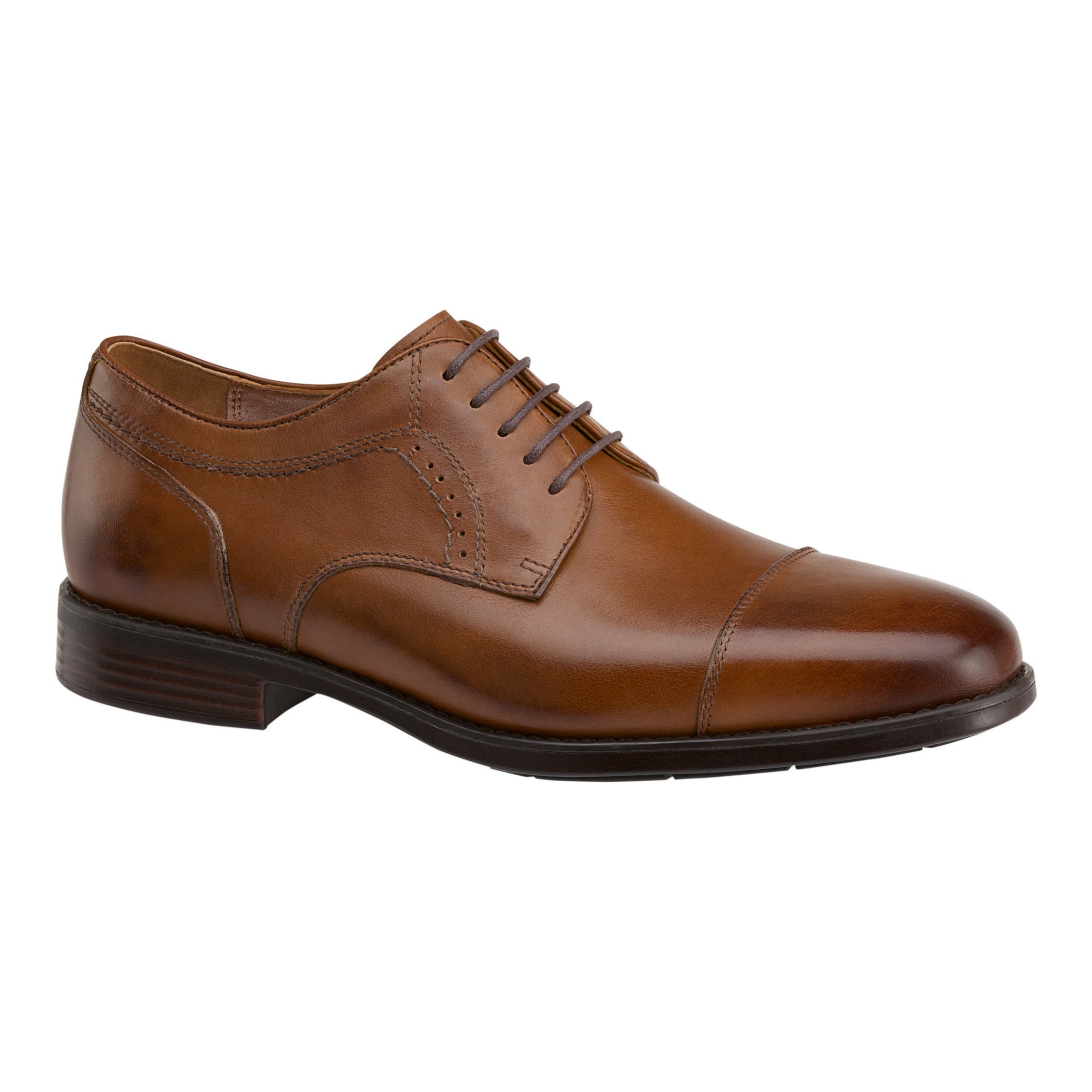 Johnston Murphy XC4 Branning Cap Toe Tan Mens Brown Leather Dress Shoe Athens Georgia Kempt Mens Clothing Store